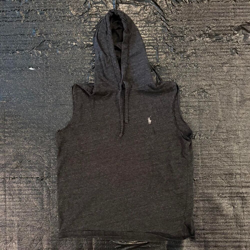 Polo-ralph-lauren Men's Grey and Black Hoodie